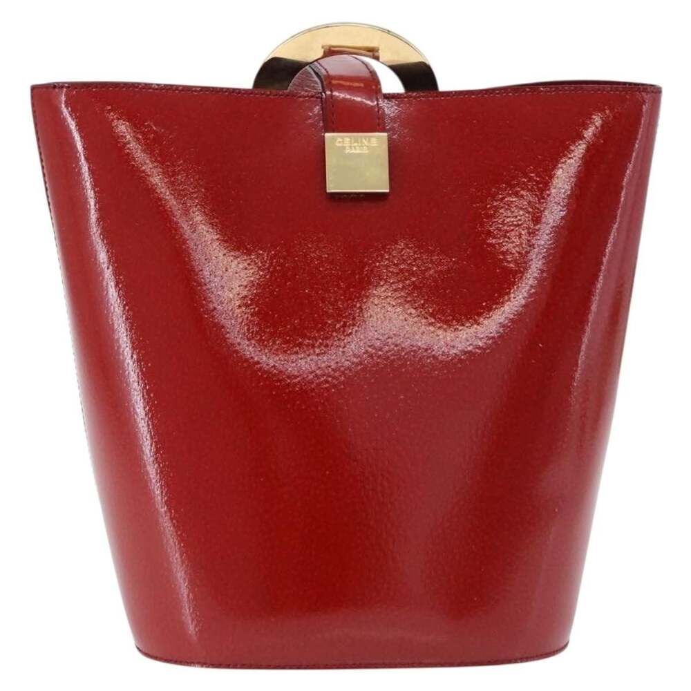 Celine Triomphe Shoulder Bag Red